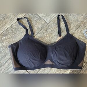 HoneyLove Black Seamless Wireless Bra XL 38 D DD E
